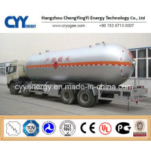 Químico LNG Oxígeno líquido Nitrógeno Dióxido de carbono Argon Depósito de combustible Semirremolque de automóvil